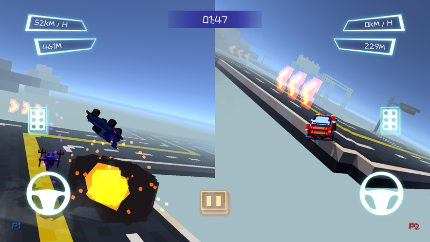双人赛车3D跑车版4