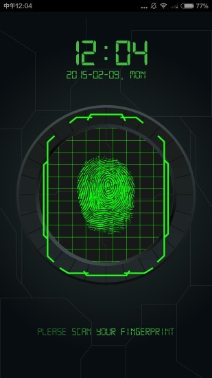 未来科技指纹解锁1