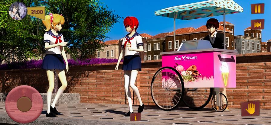 动漫高中樱花少女最新2