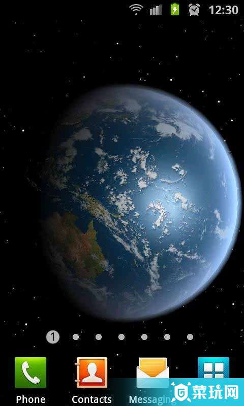 3D高清地球旋转动态壁纸4