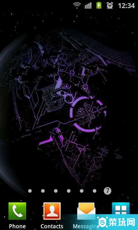 3D高清地球旋转动态壁纸7