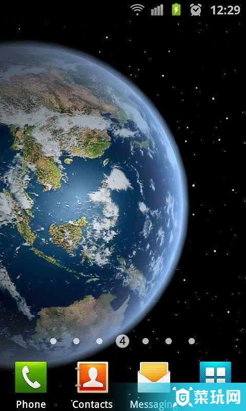 3D高清地球旋转动态壁纸3