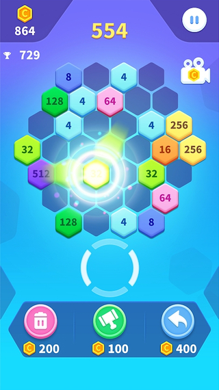 2048六边形方块3