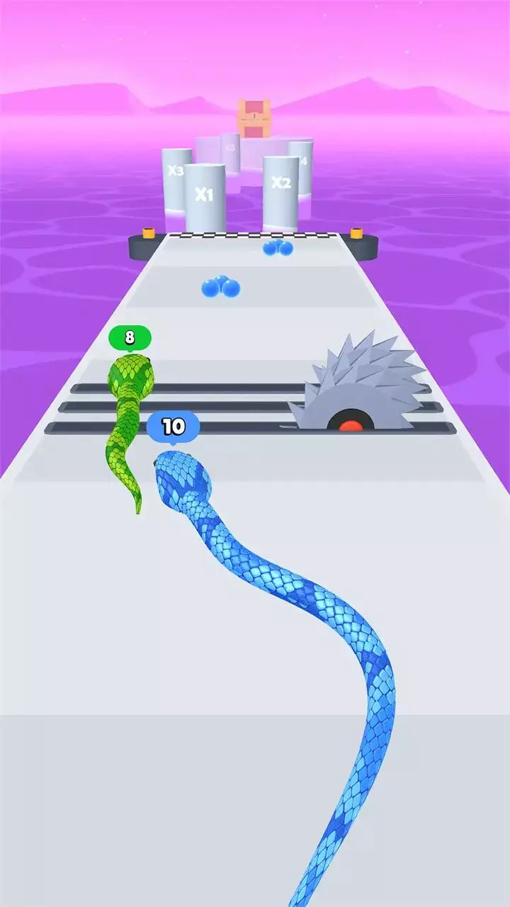 七彩蛇3D竞速2