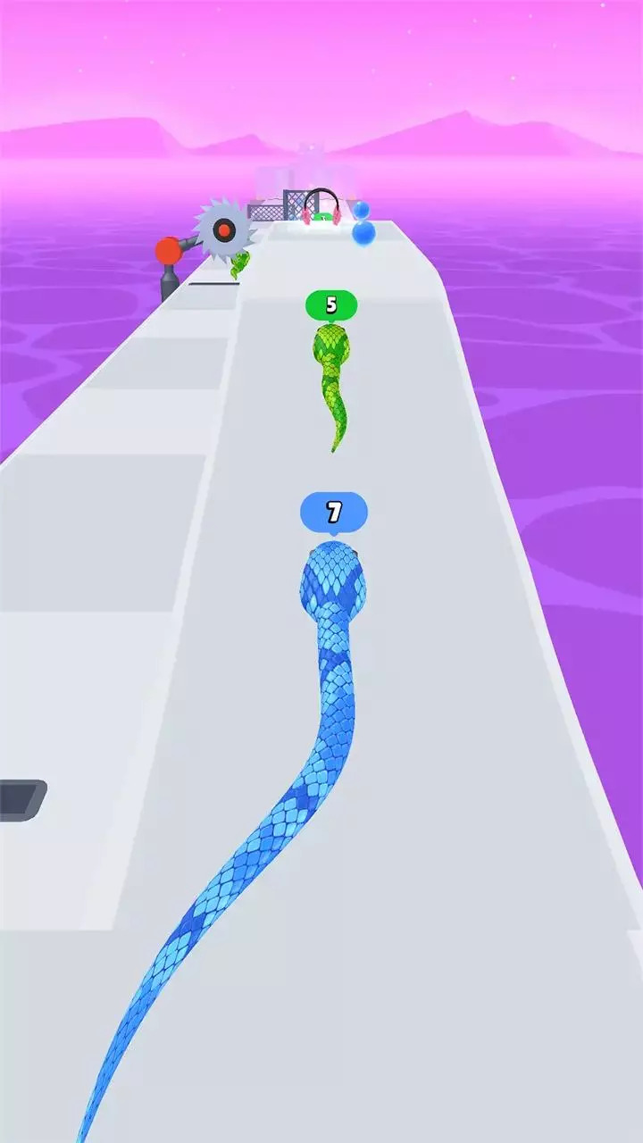 七彩蛇3D竞速3