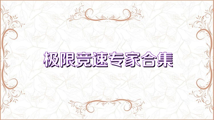 极限竞速专家合集