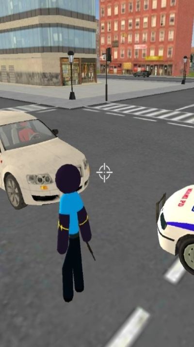 火柴人绳索英雄黑豹警官1
