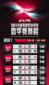 2024LPL春季赛完整赛程一览
