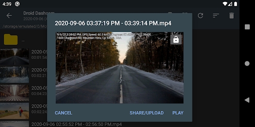 Droid Dashcam3