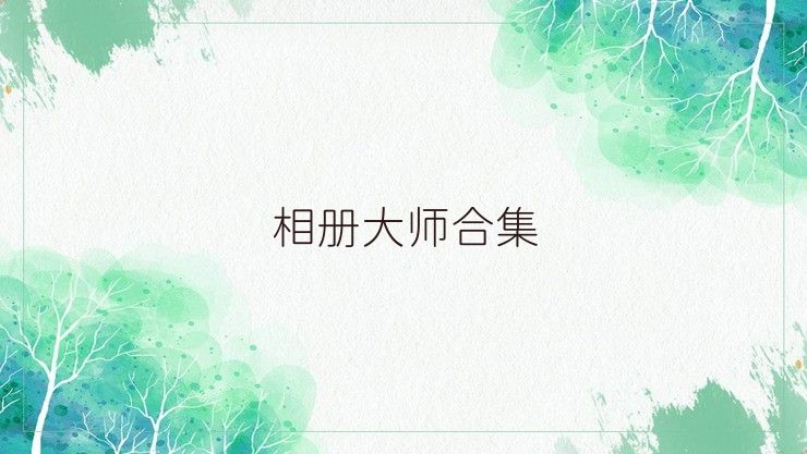 相册大师合集