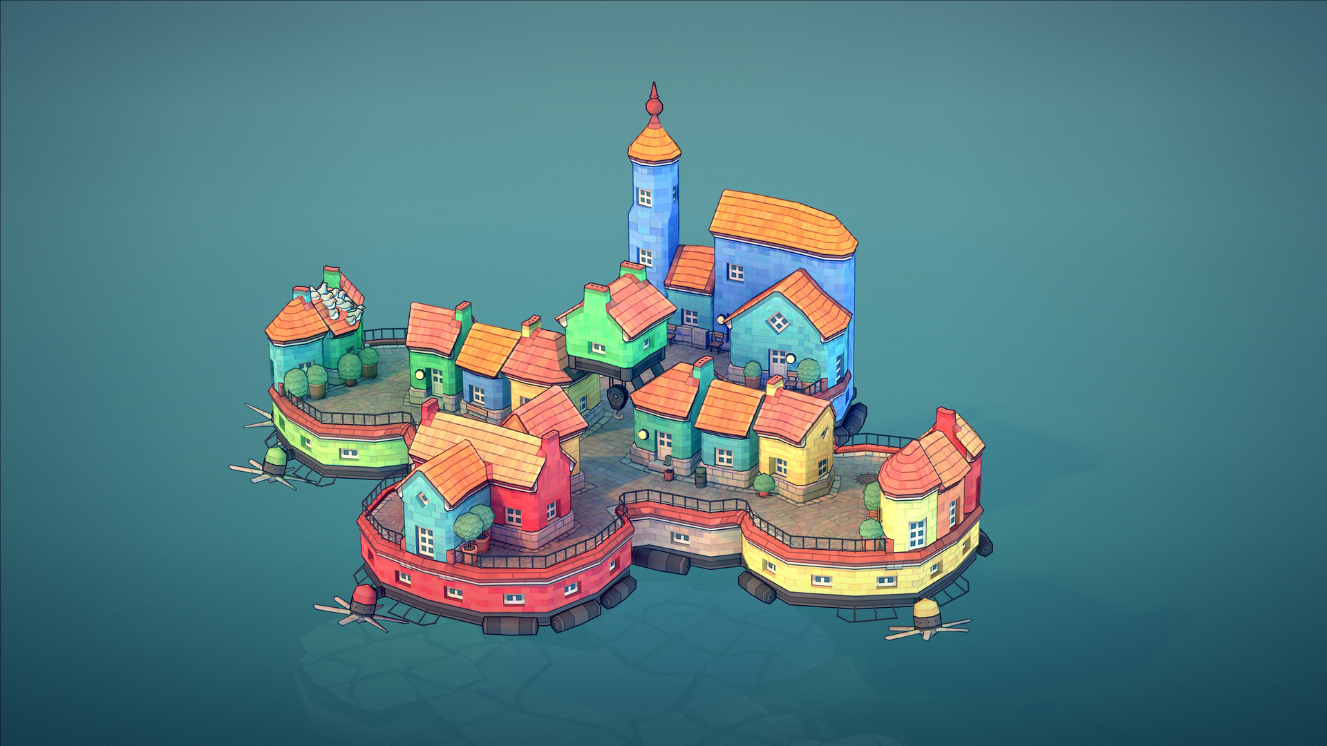 城镇叠叠乐Townscaper6