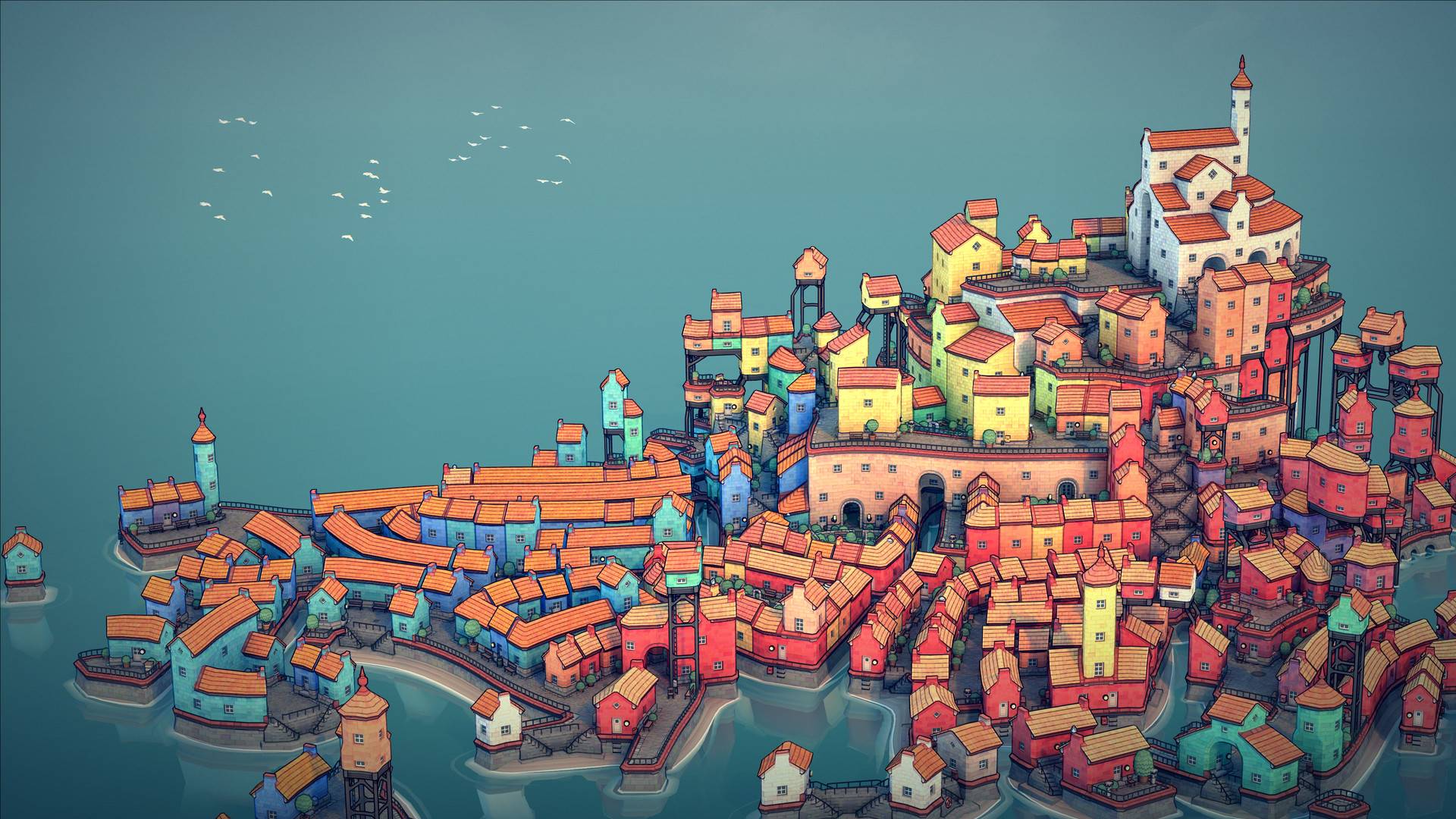 城镇叠叠乐Townscaper2
