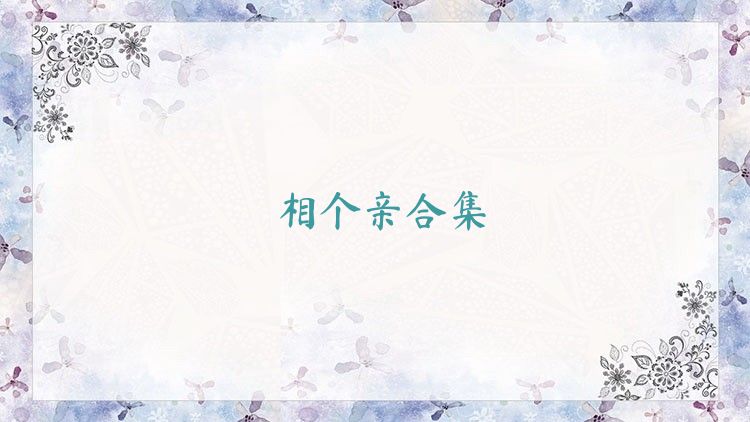 相个亲合集