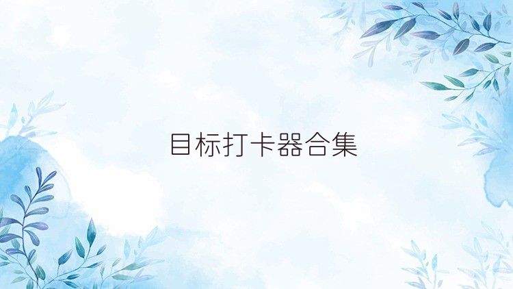 目标打卡器合集