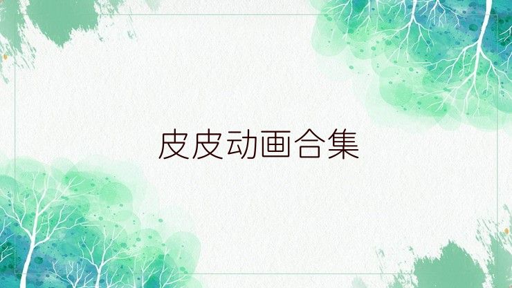 皮皮动画合集