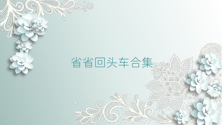 省省回头车合集