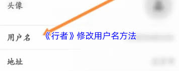 行者app如何更改名称