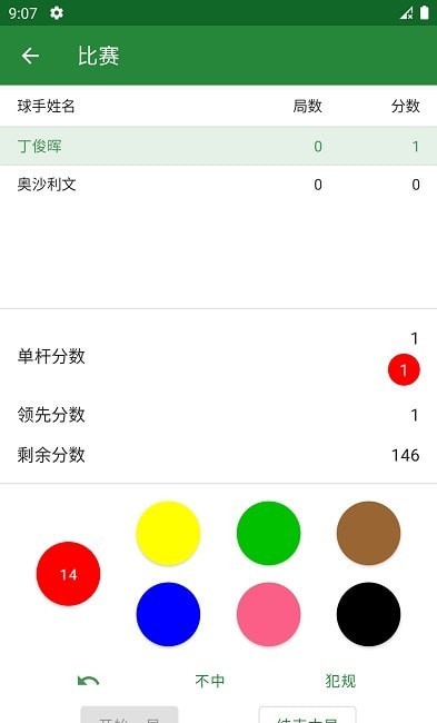 斯诺克记分牌Snooker Scoreboard3