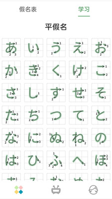 日语五十音图发音表1
