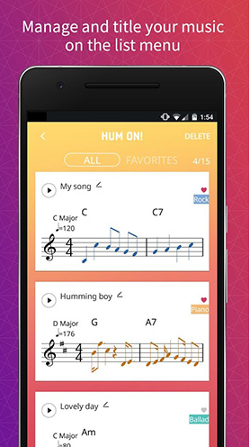 HumOn(HumOn哼歌谱曲)V1.1.56 安卓最新版4