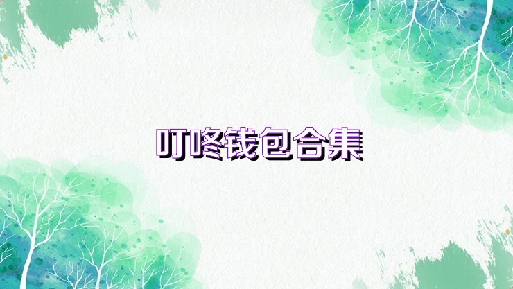 叮咚钱包合集